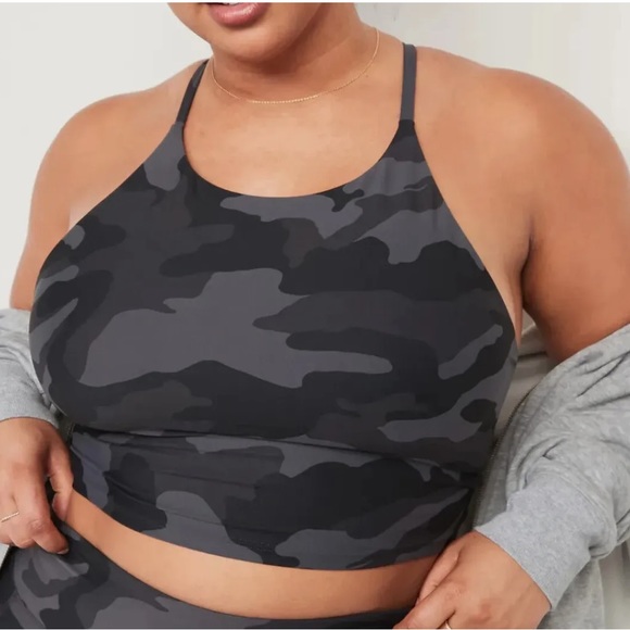 Old Navy Other - NWOT Old Navy Size 3X Camouflage Powersoft Longline Light Support Sports Bra